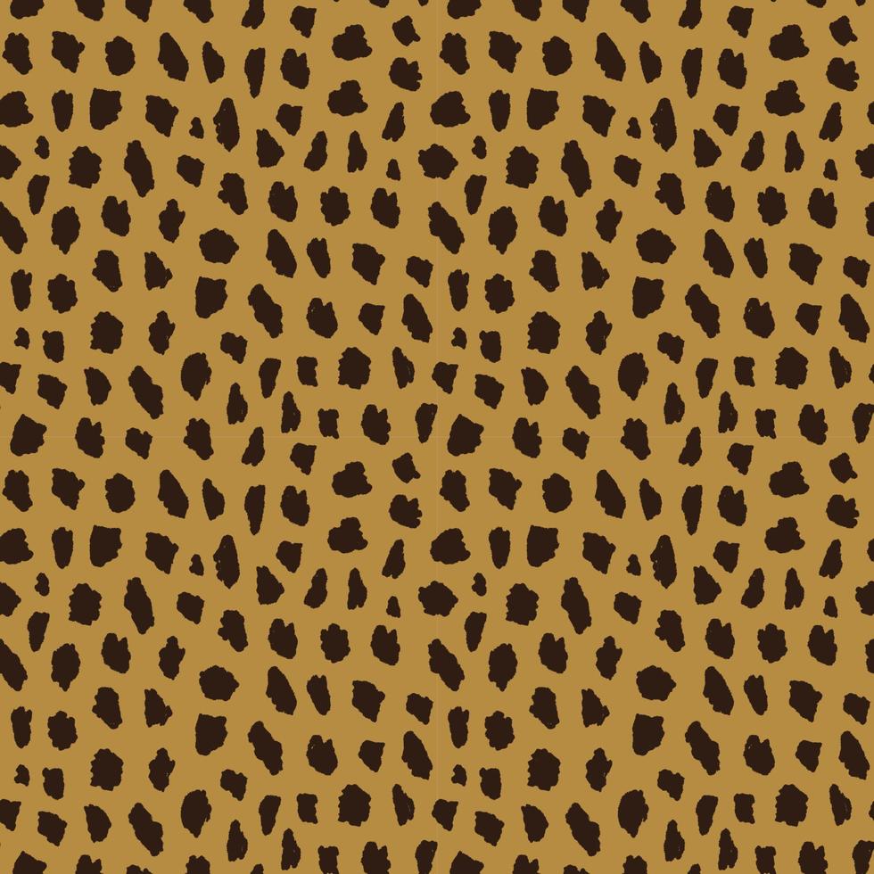 seamless pattern with cheetah skin vector