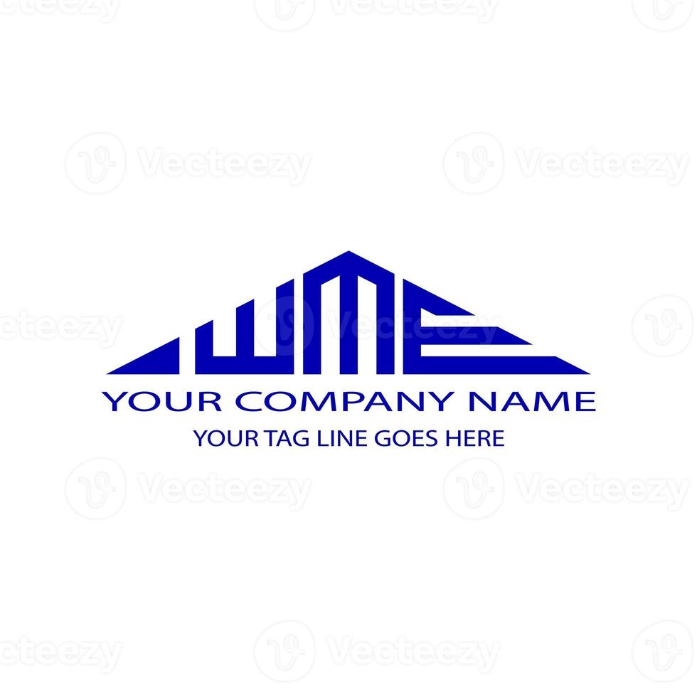 WME letter logo creative design with vector graphic photo