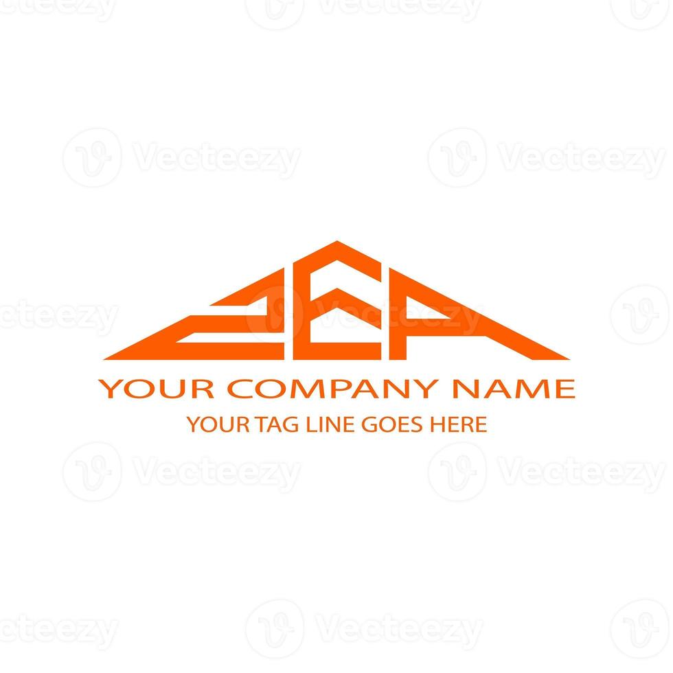 diseño creativo del logotipo de la letra zea con gráfico vectorial foto