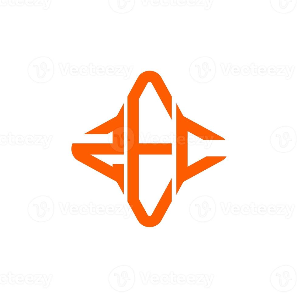 ZEC letter logo creative design with vector graphic photo