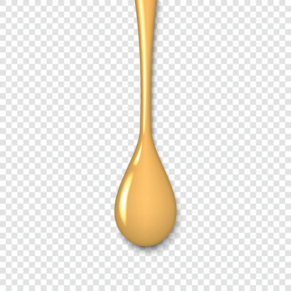 gota de base líquida realista vector