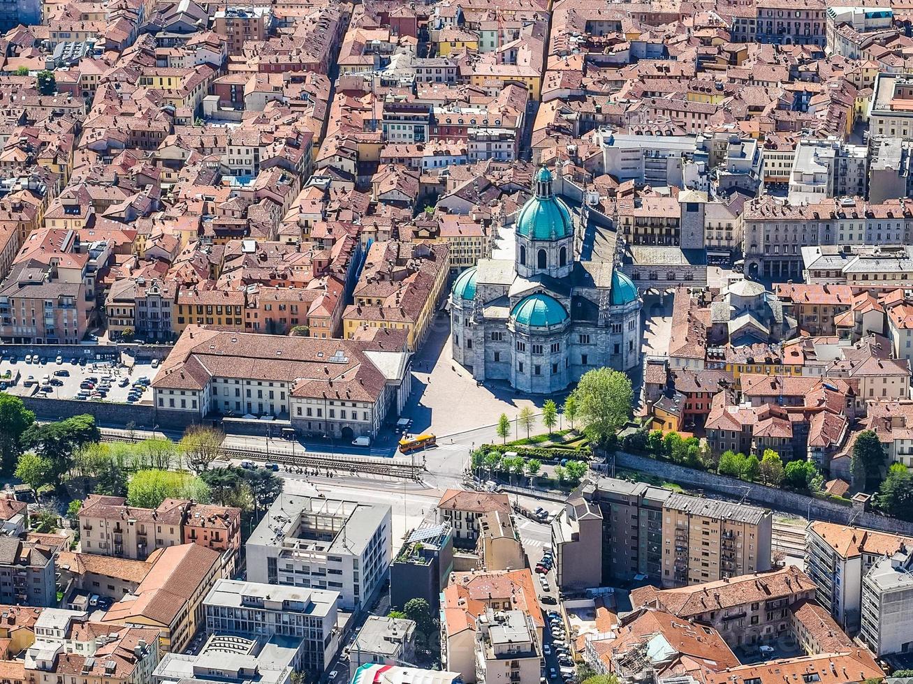 HDR Cathedral church in Como photo