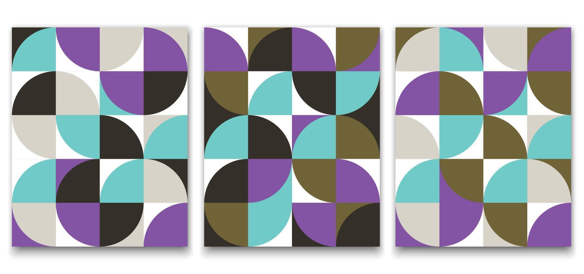 Geometric minimalistic pattern vector