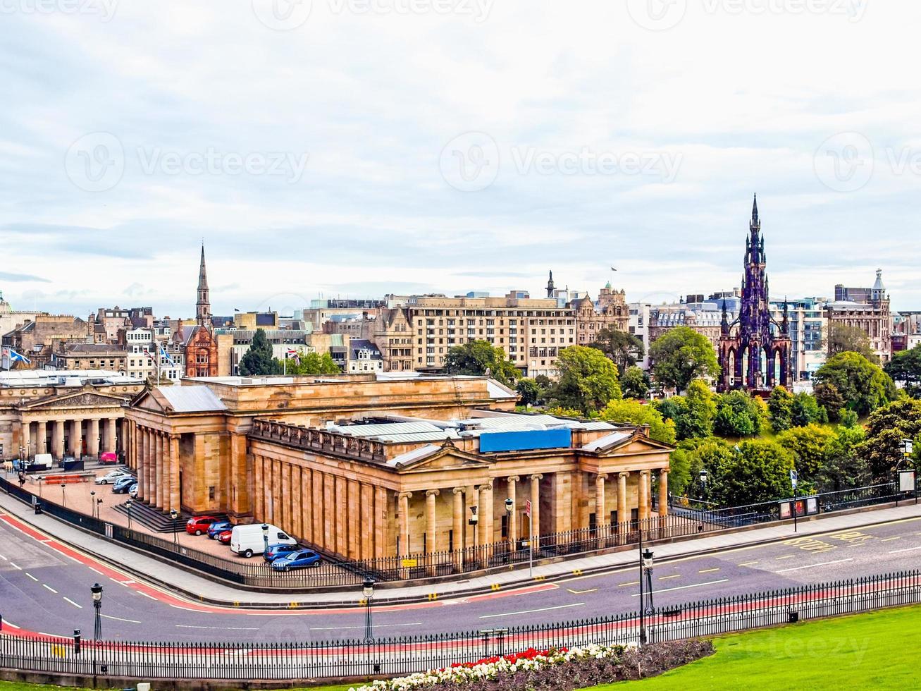 HDR View of Edinburgh photo