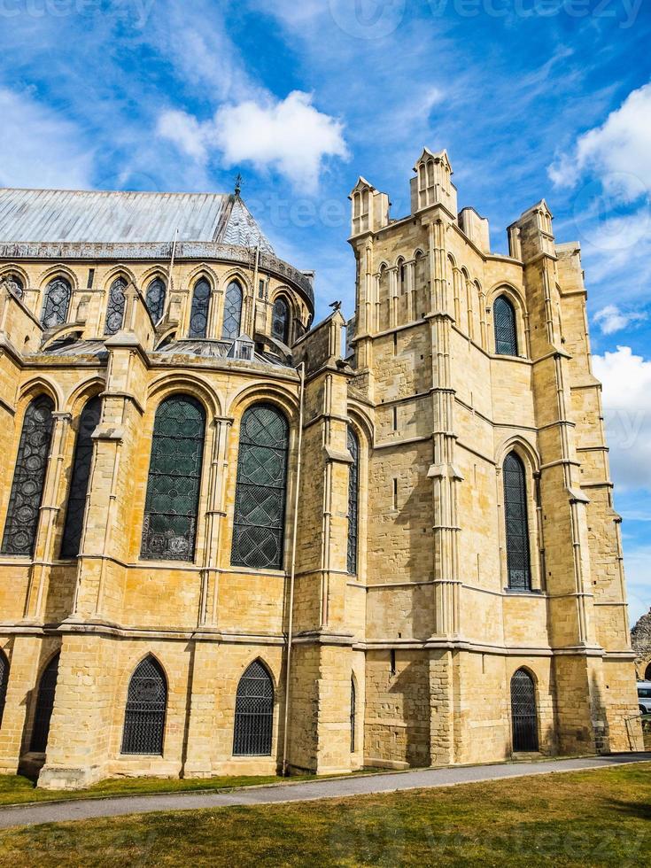 HDR Cathedral in Canterbury, UK photo