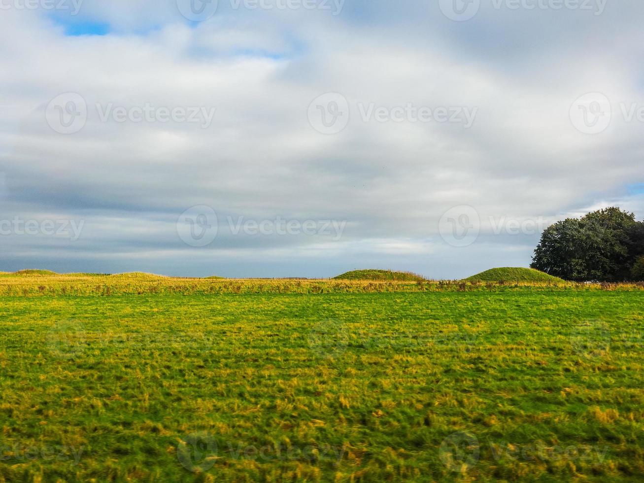 HDR English country panorama in Salisbury photo