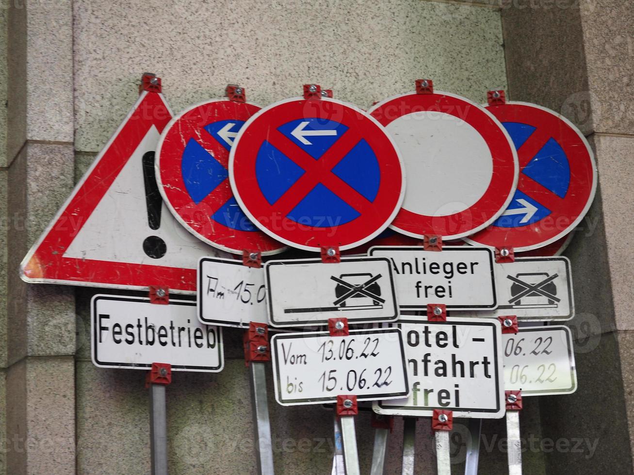 many German signs photo