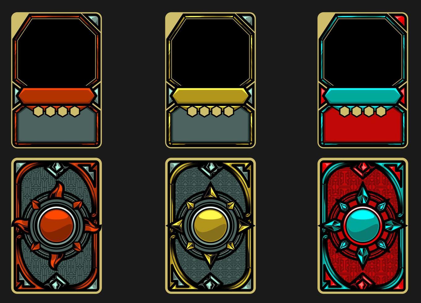 Front side vector. Game assets vector element. Eps 10. Mecha technology background.