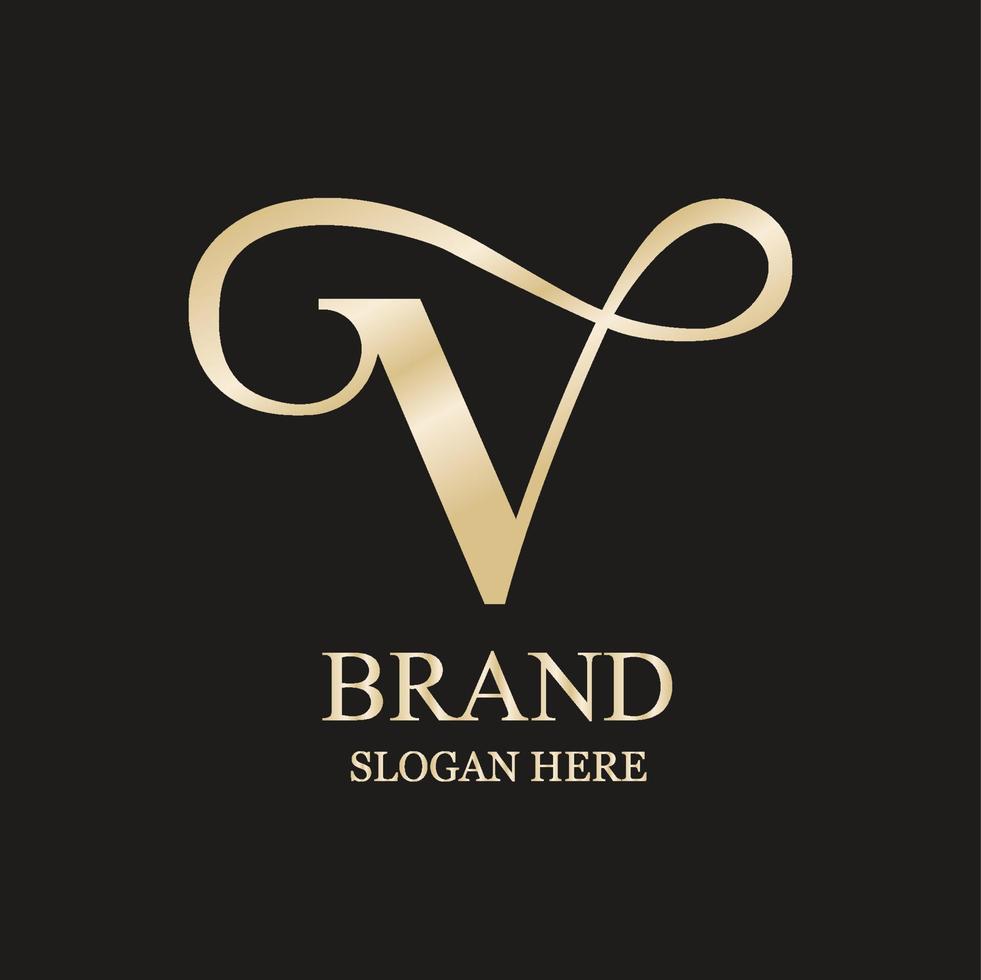 Letter V logo symbol template. Vector eps 10