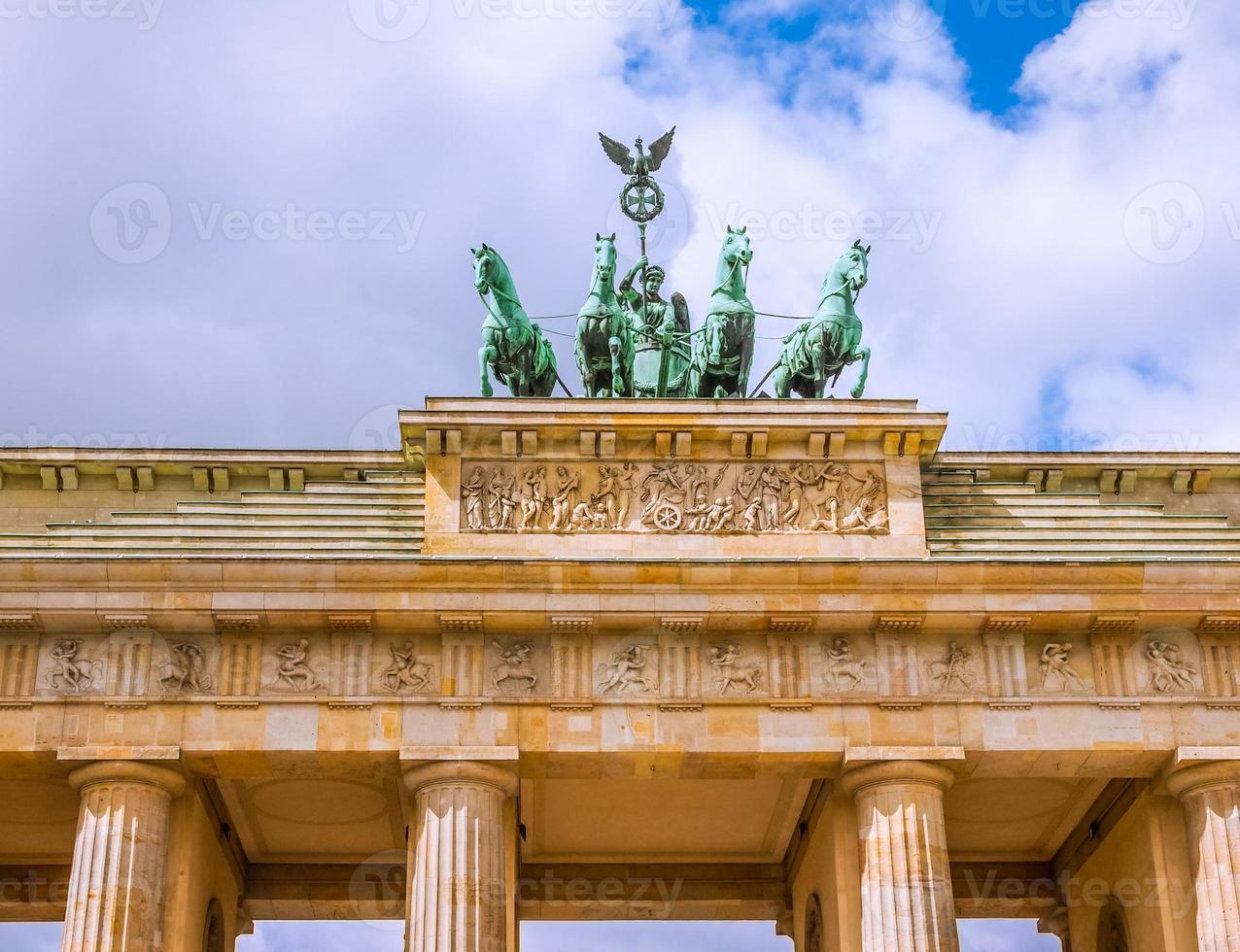HDR Brandenburger Tor Berlin photo