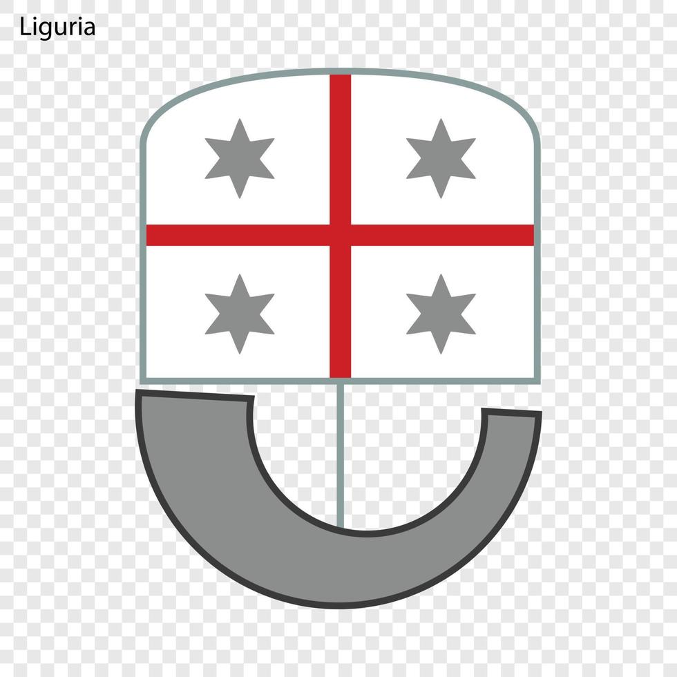 Emblem province of Italy. vector