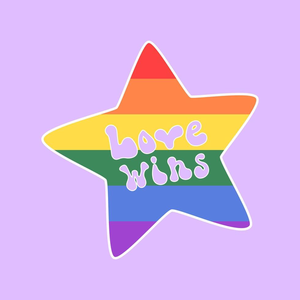 Lgbtq diversity rainbow pride concept vector isolated illustration