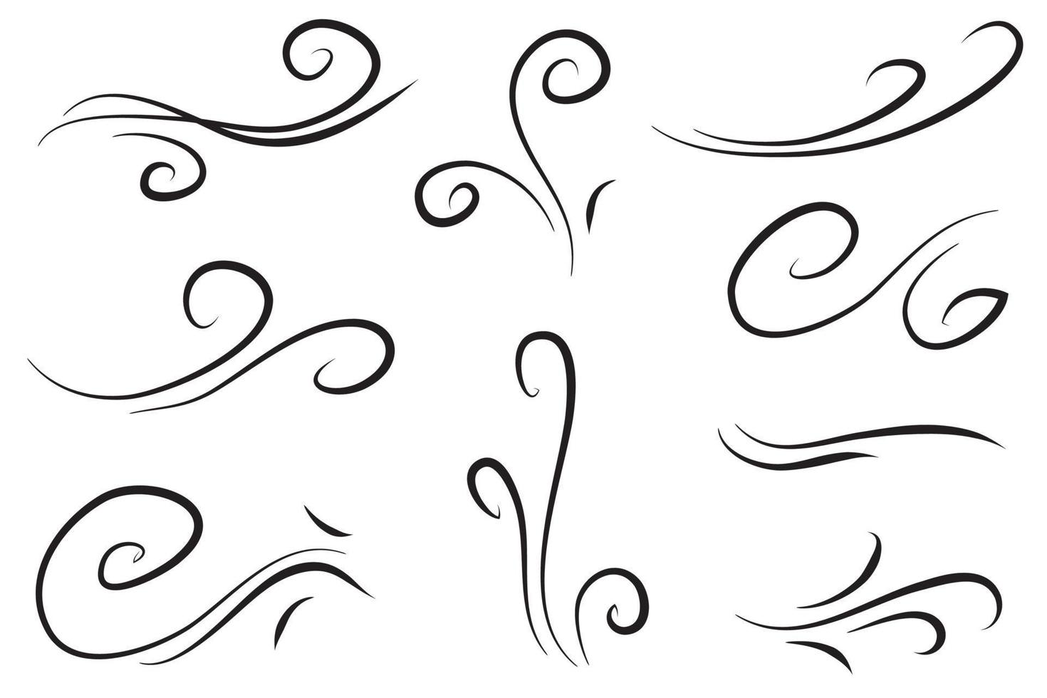 doodle wind illustration vector handrawn style