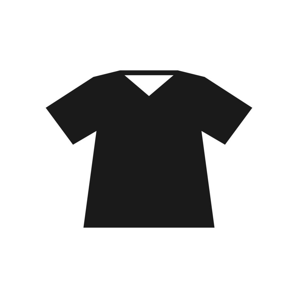 icono de camiseta. ilustración de diseño de vector de icono de camiseta. signo simple del icono de la camiseta.