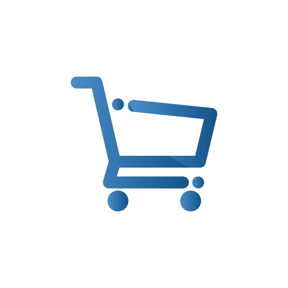 Shopping trolley icon. Shopping trolley vector design illustration. Trolley icon simple sign.