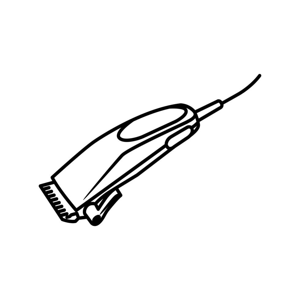 Hair clipper icon. Electric hair clipper icon vector design