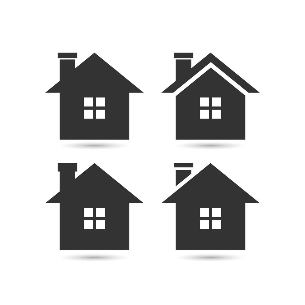 House icon. House icon vector design illustration. Home simple sign