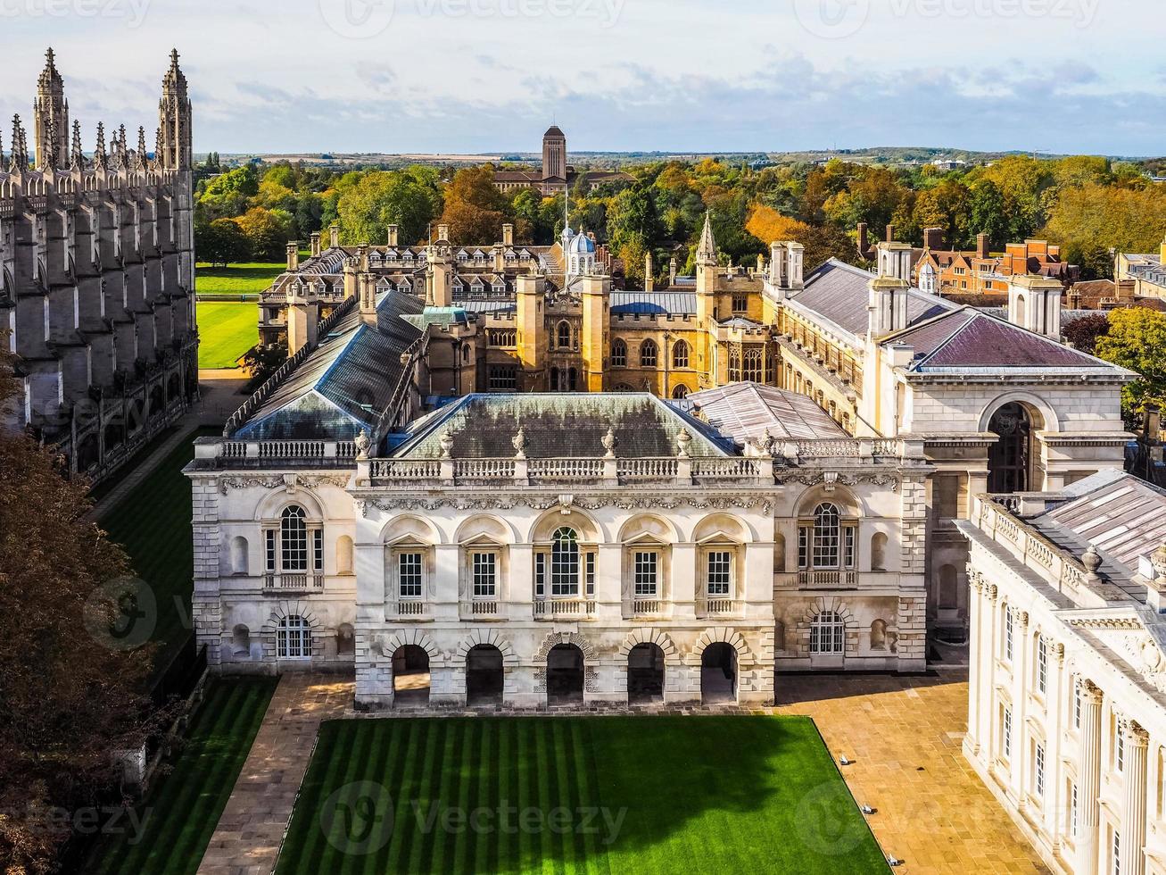 hdr vista aérea de cambridge foto