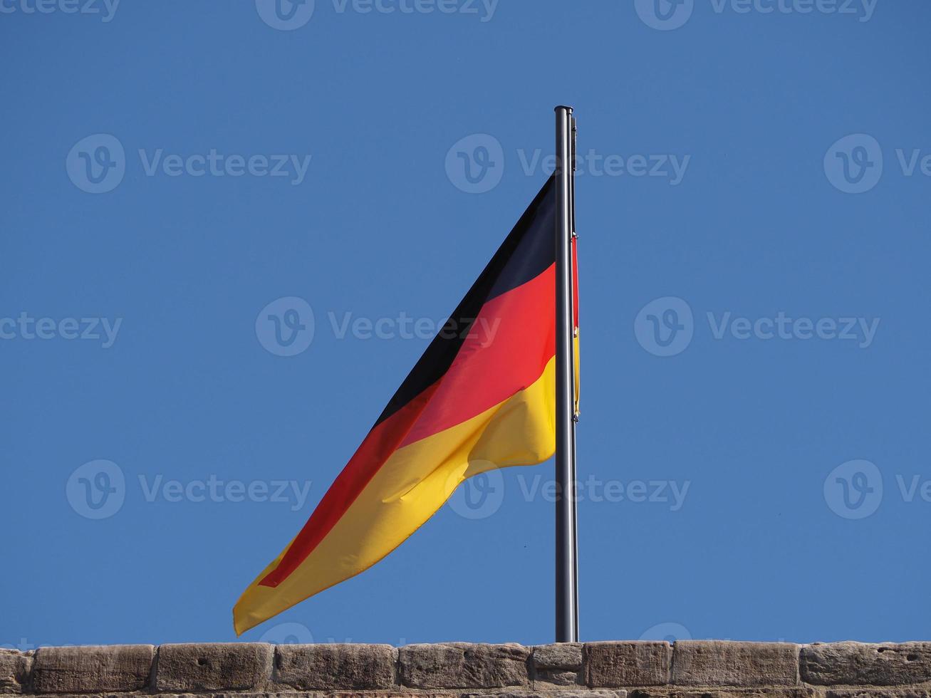 bandera alemana de alemania foto