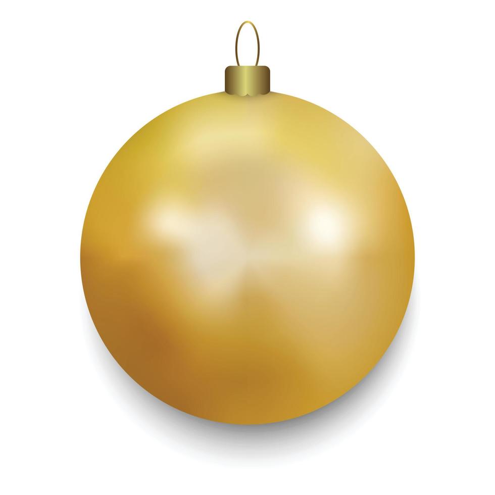 Christmas ball isolated vector