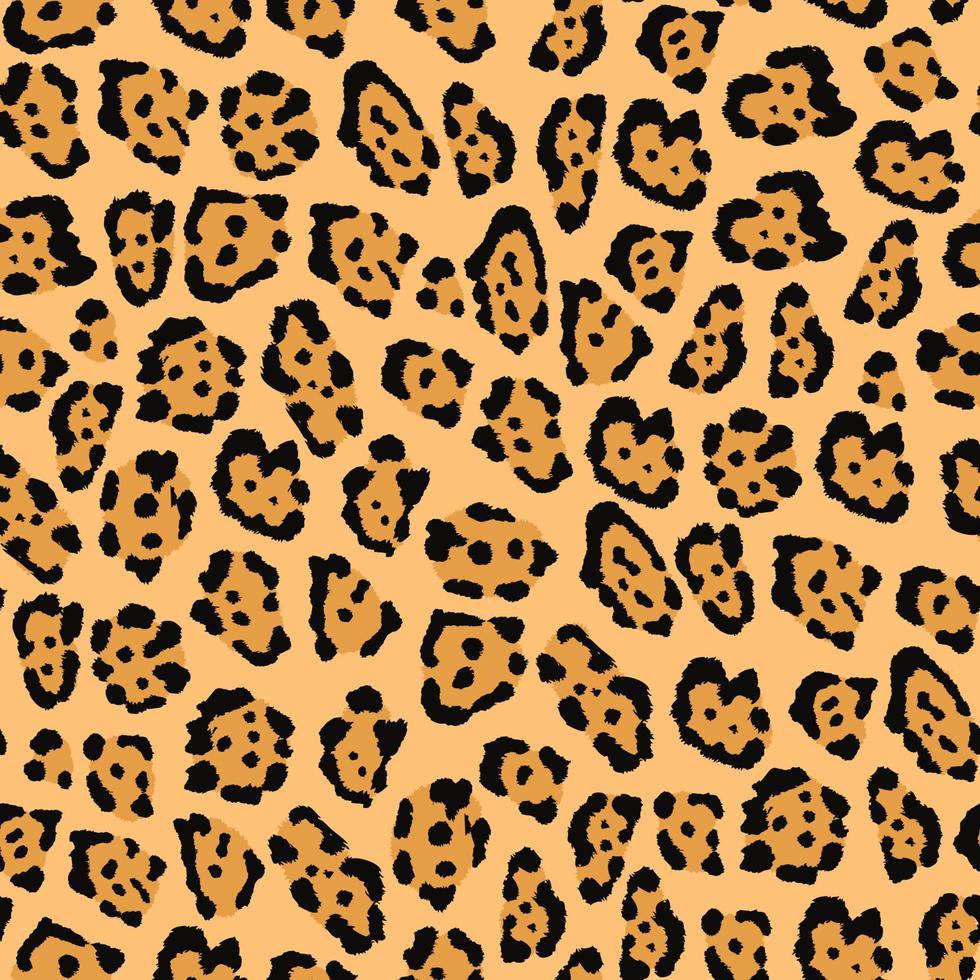 seamless pattern with jaguar skin. vector