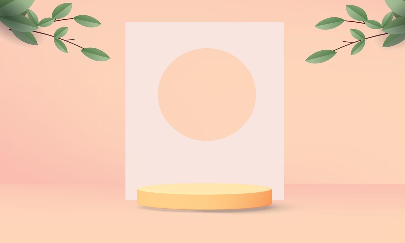 podium minimal mockup modern backgrounds stand display studio vector