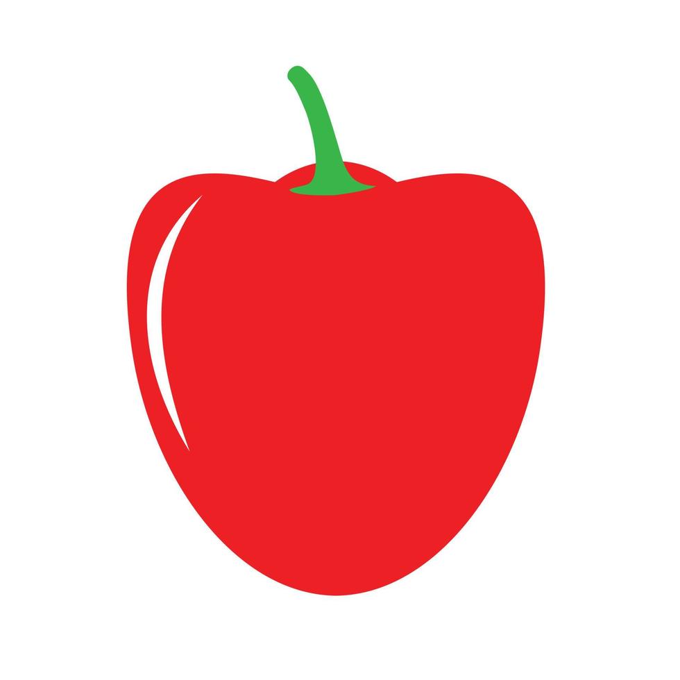 sweet pepper icon vector