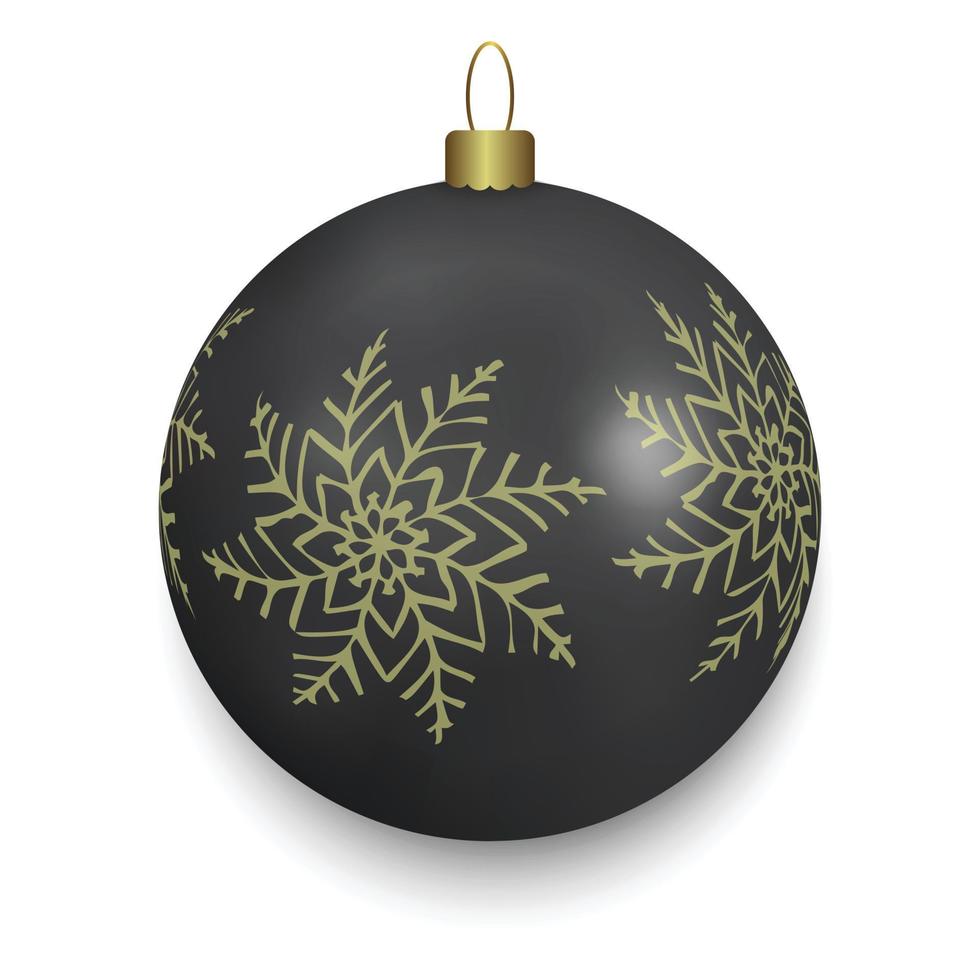 Christmas ball isolated vector