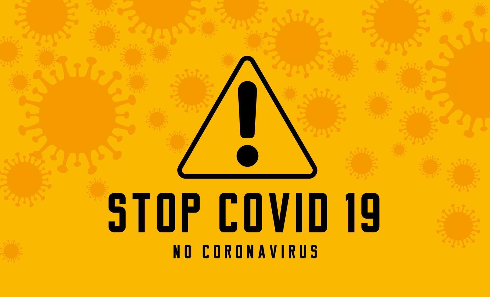 Stop COVID-19 concepts and work from home vector