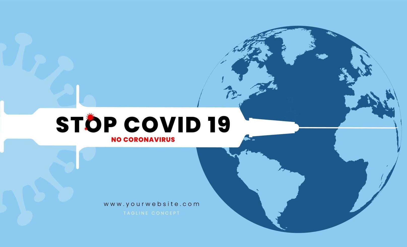 Stop COVID-19 concepts and work from home vector