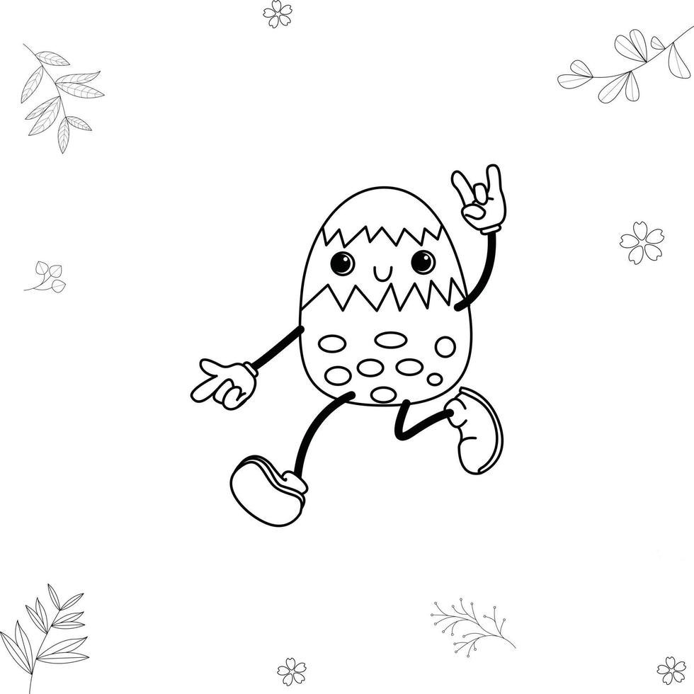 dinosaur egg party vector