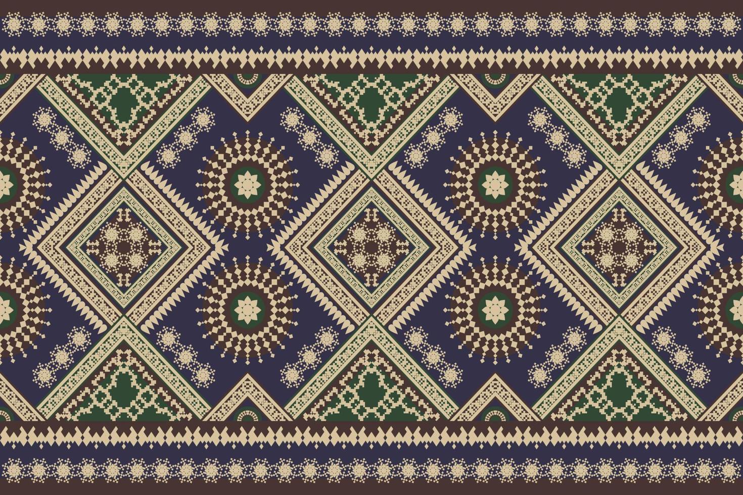 Abstract design with geometric shapes interspersed with beautiful patterns. vector