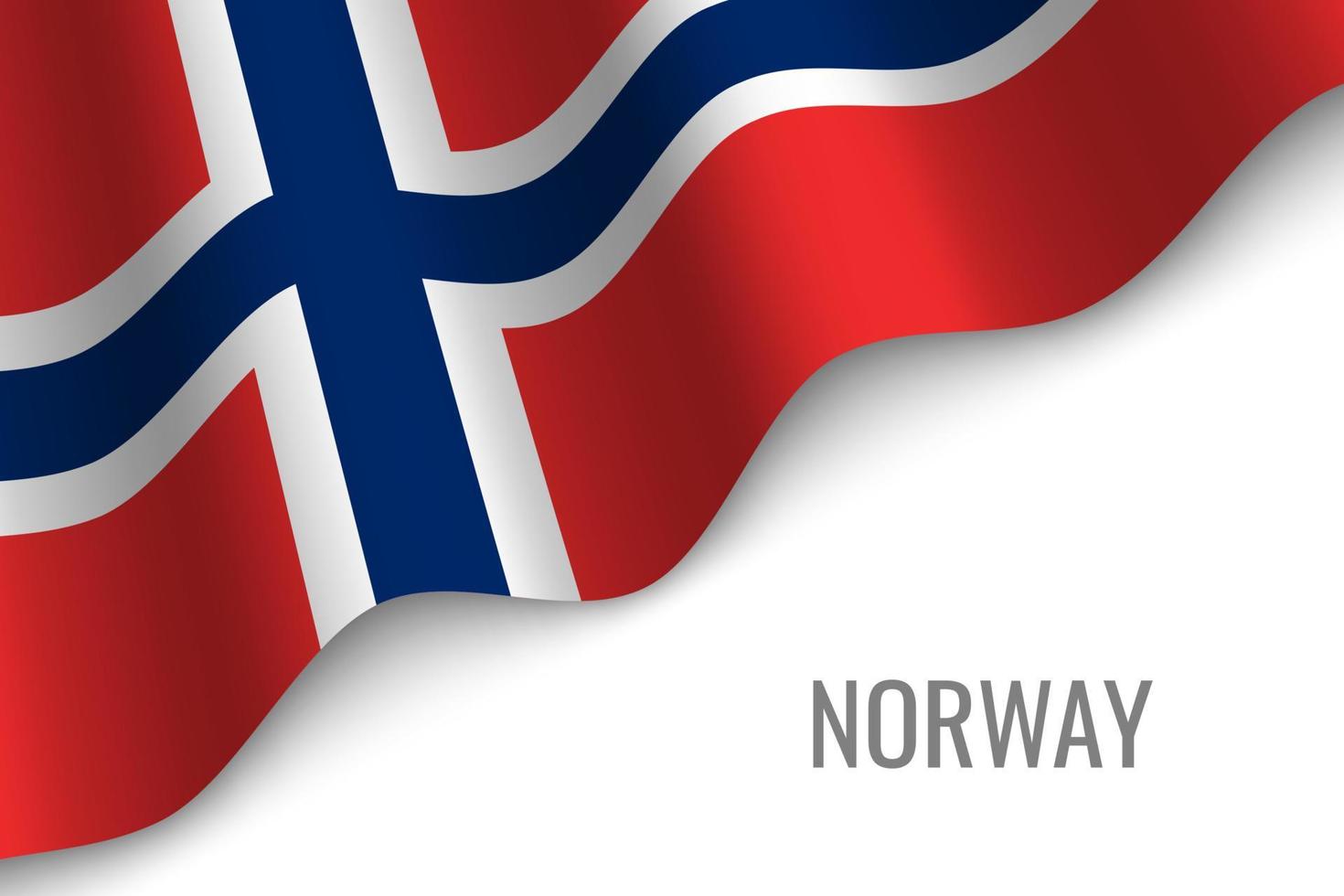 waving flag with copyspace vector