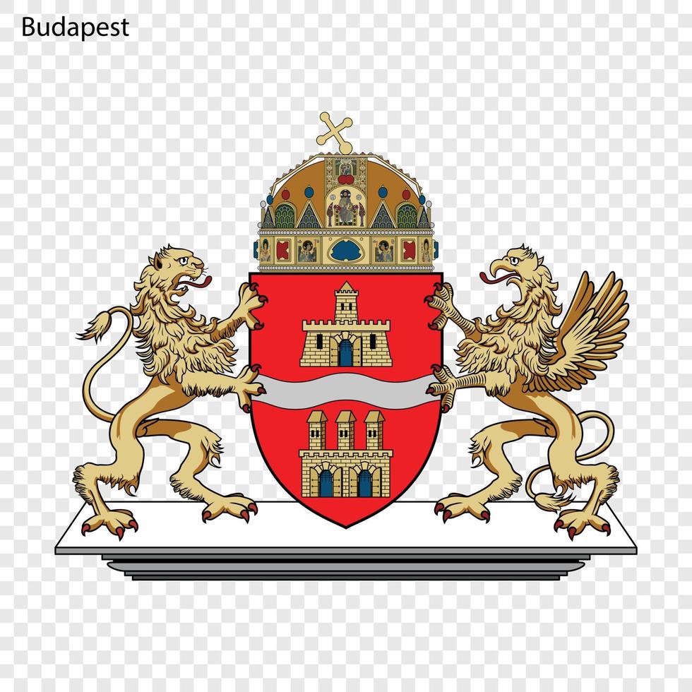 Coat of arm city vector