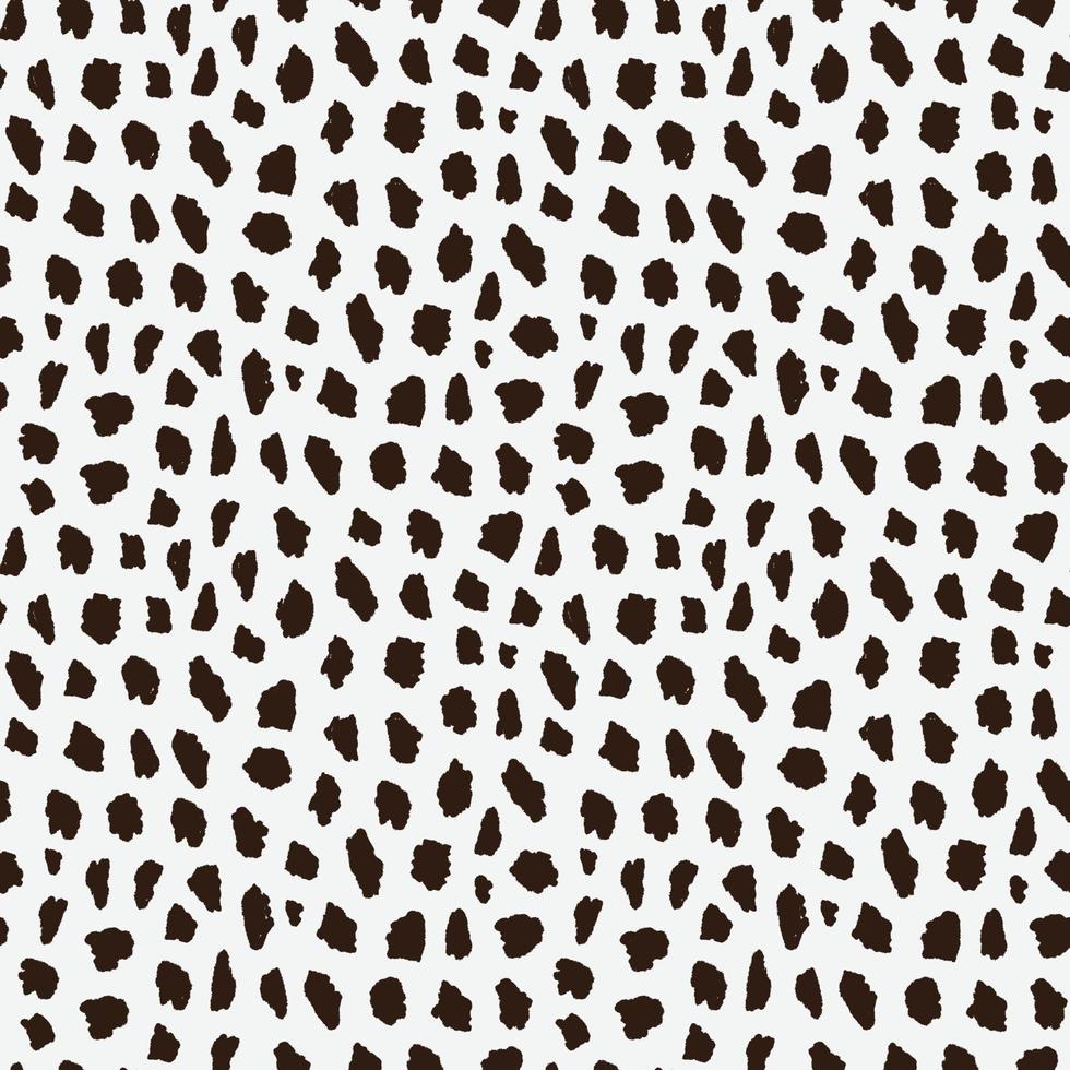 seamless pattern with cheetah skin vector