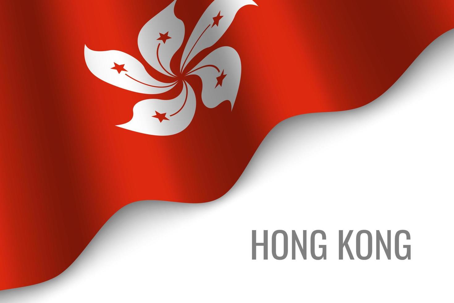 waving flag with copyspace vector