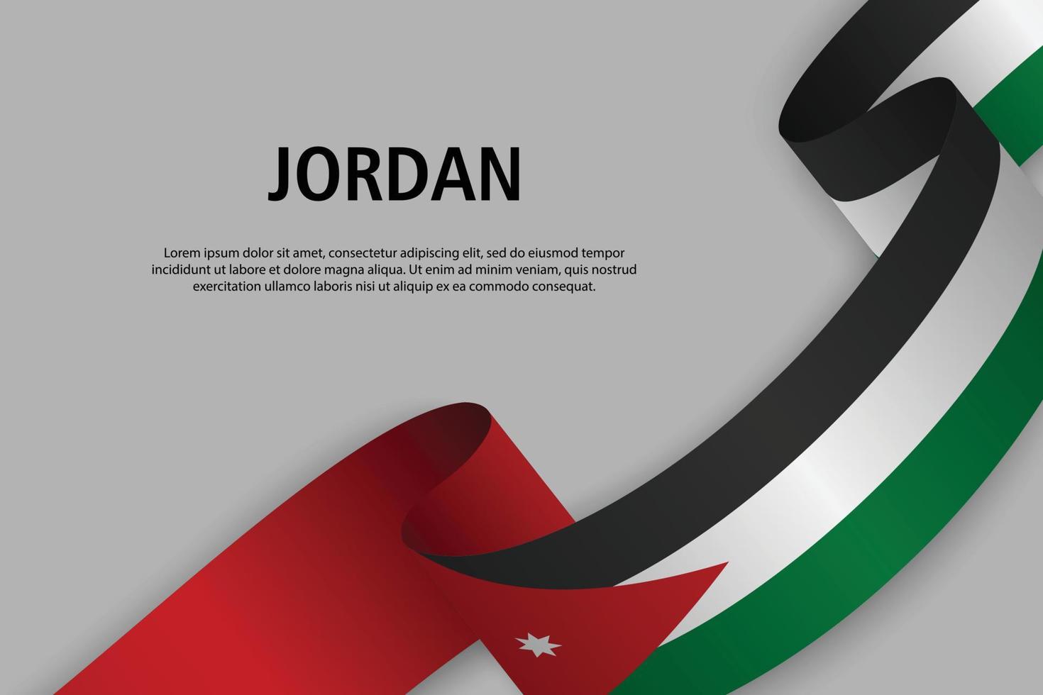 Waving ribbon with Flag , vector illustration