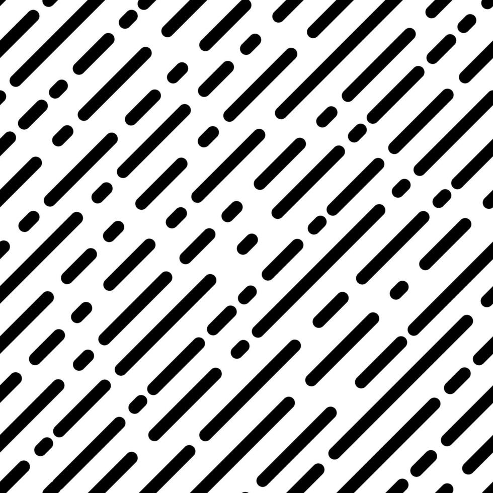 Black dotted line. Geometric seamless background. vector