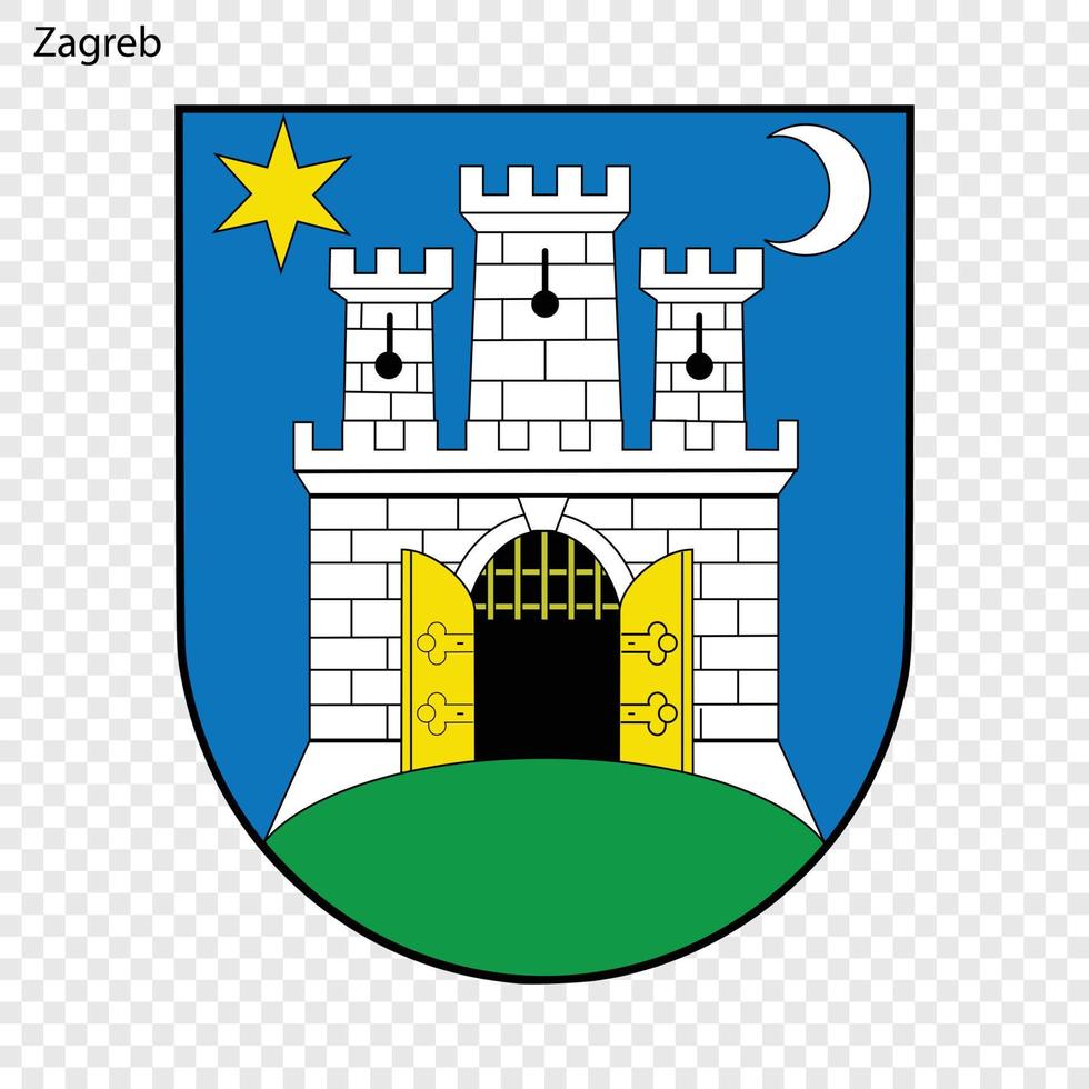 escudo de la ciudad vector