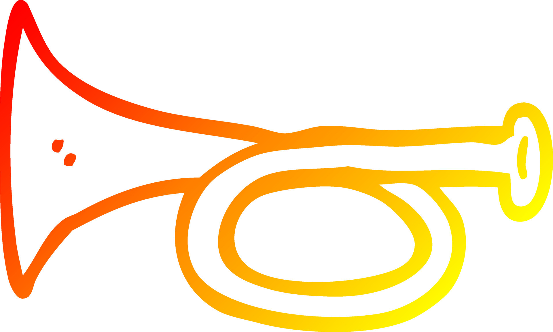 warm gradient line drawing cartoon metal trumpet 8803338 Vector Art at Vecteezy warm gradient line drawing cartoon metal trumpet 8803338 Vector Art at Vecteezy