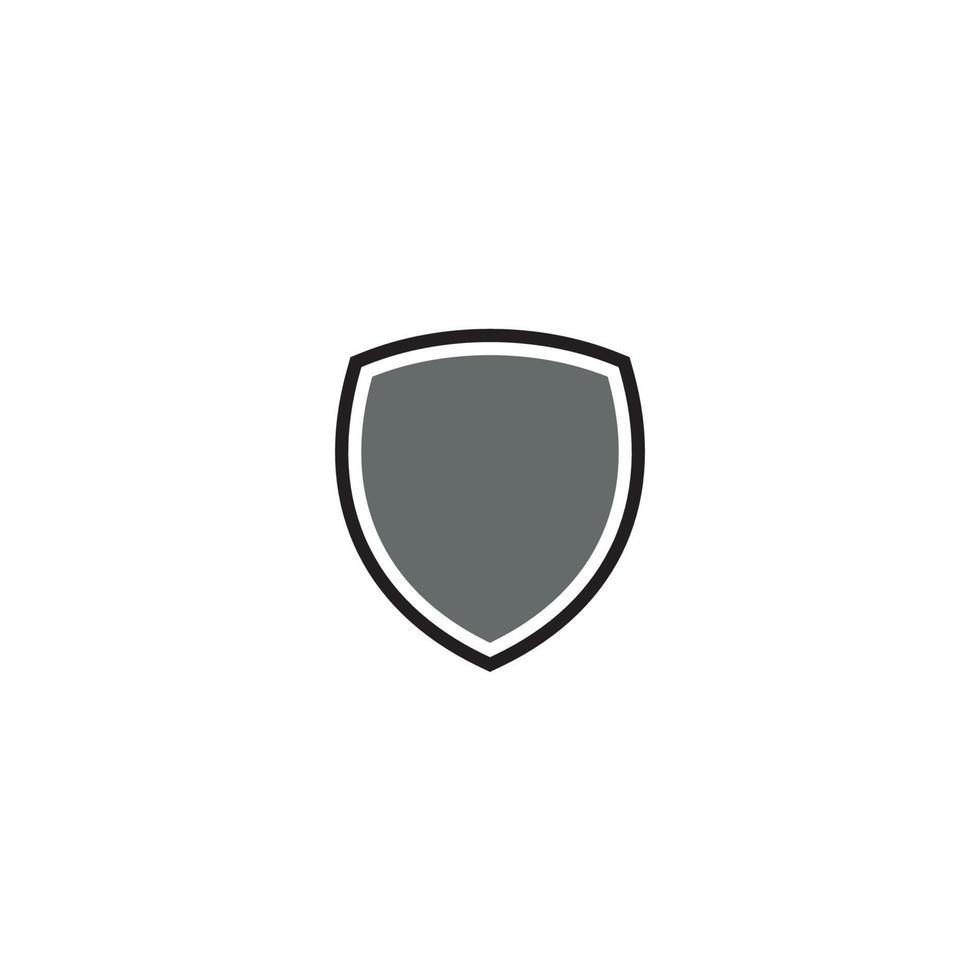 a simple Shield logo or icon design vector