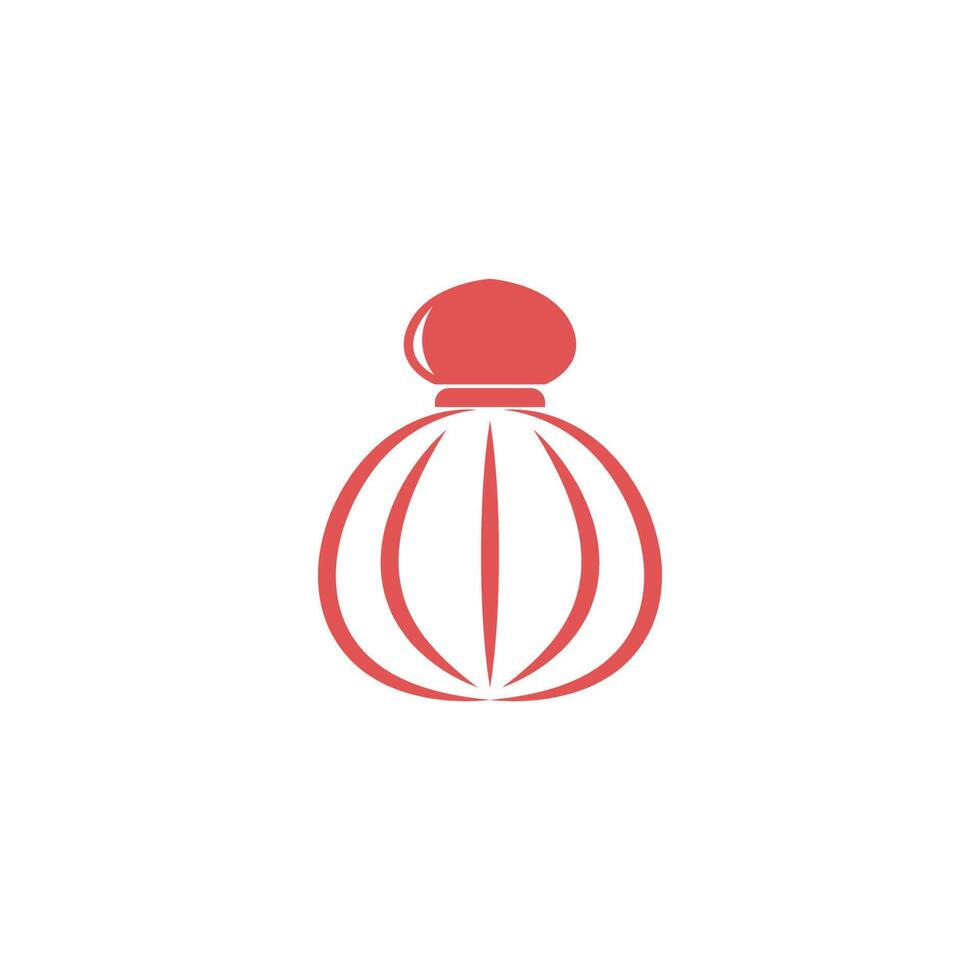 plantilla de ilustración de diseño de logotipo de icono de perfume vector