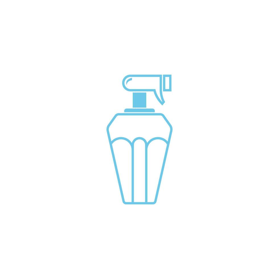 Perfume icon logo design illustration template vector