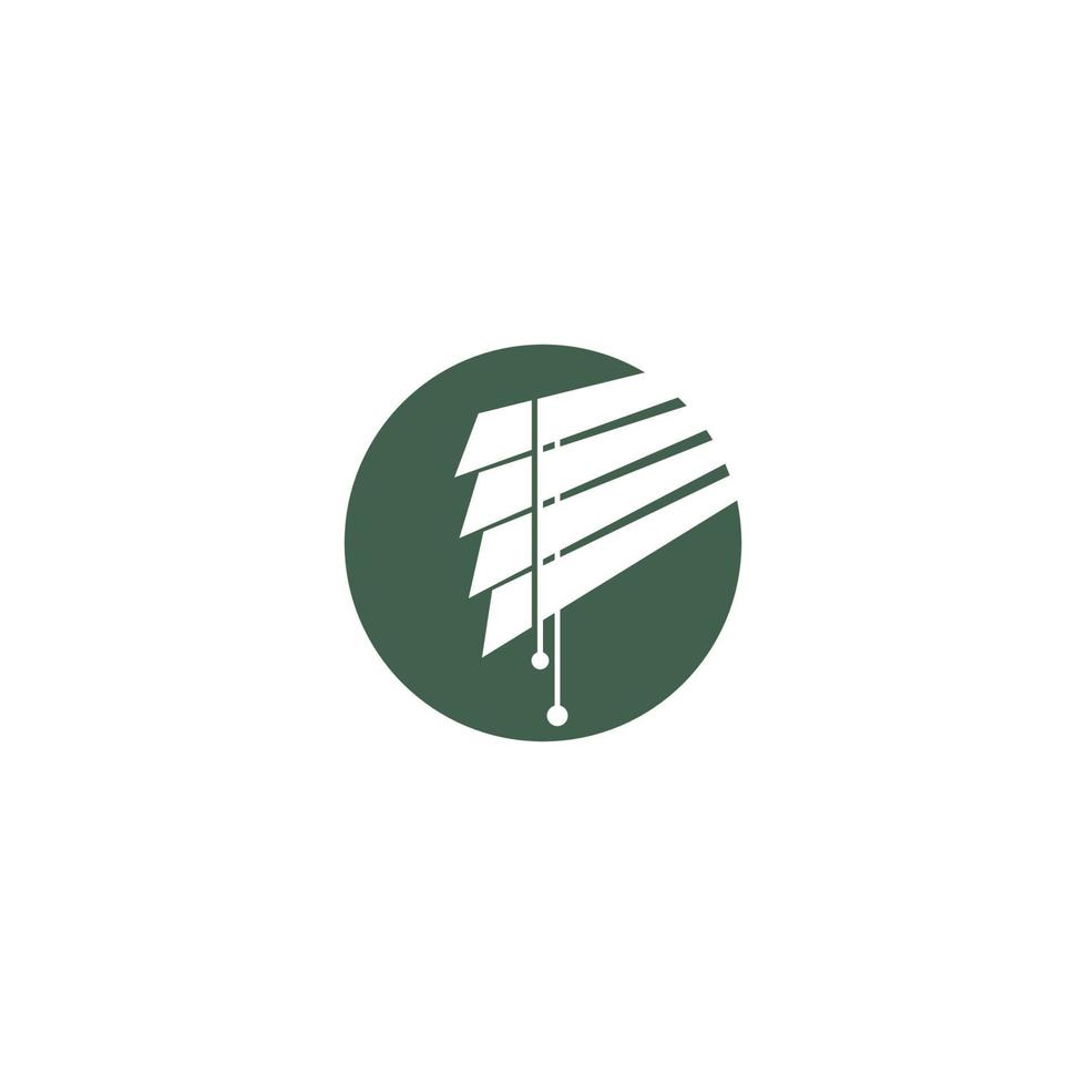 House windows logo icon design illustration template vector