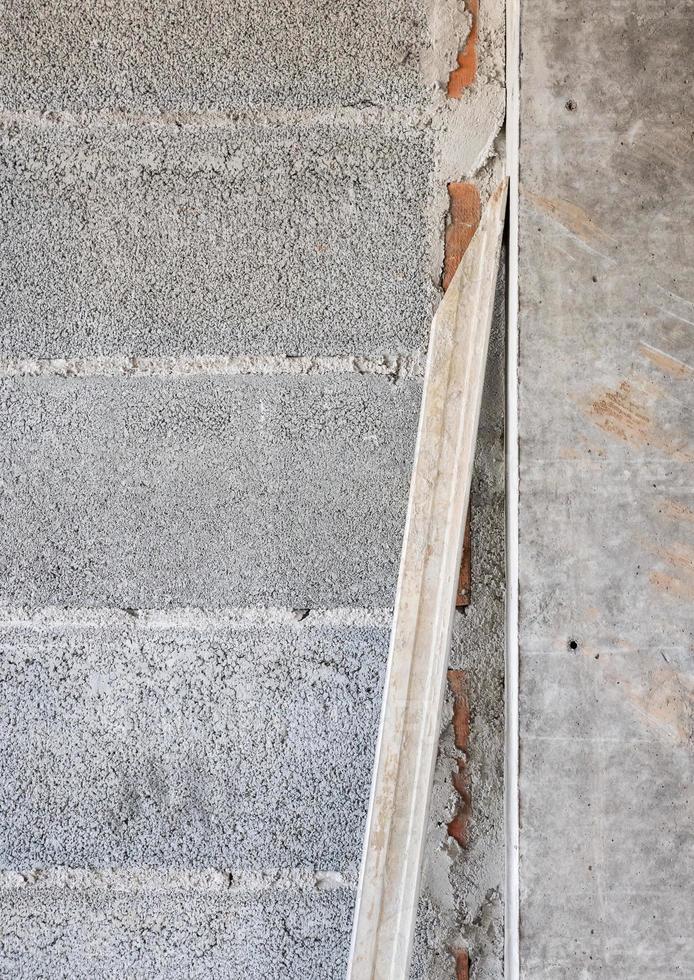 Wooden plaster trowel. photo