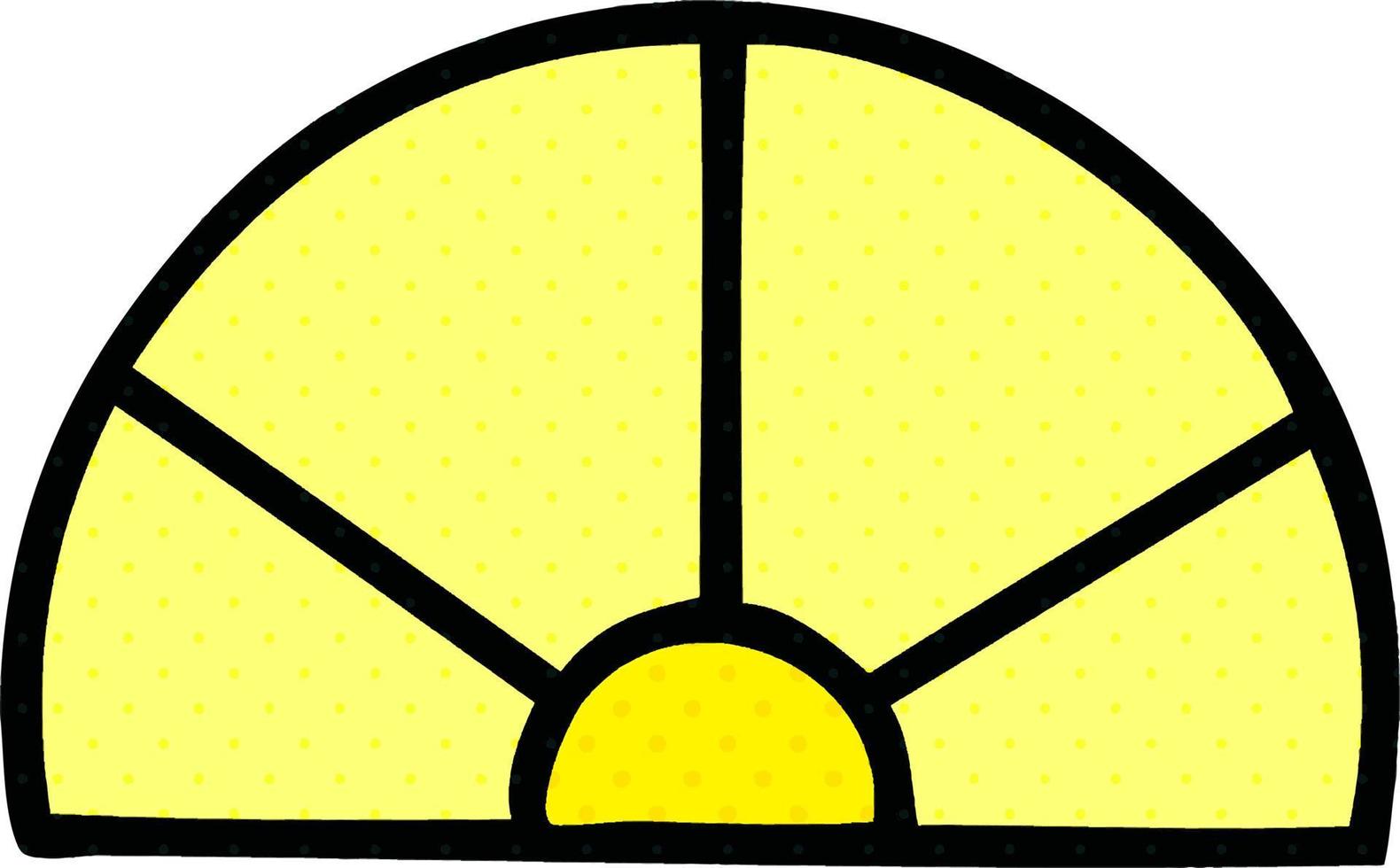 comic book style cartoon math equipment vector