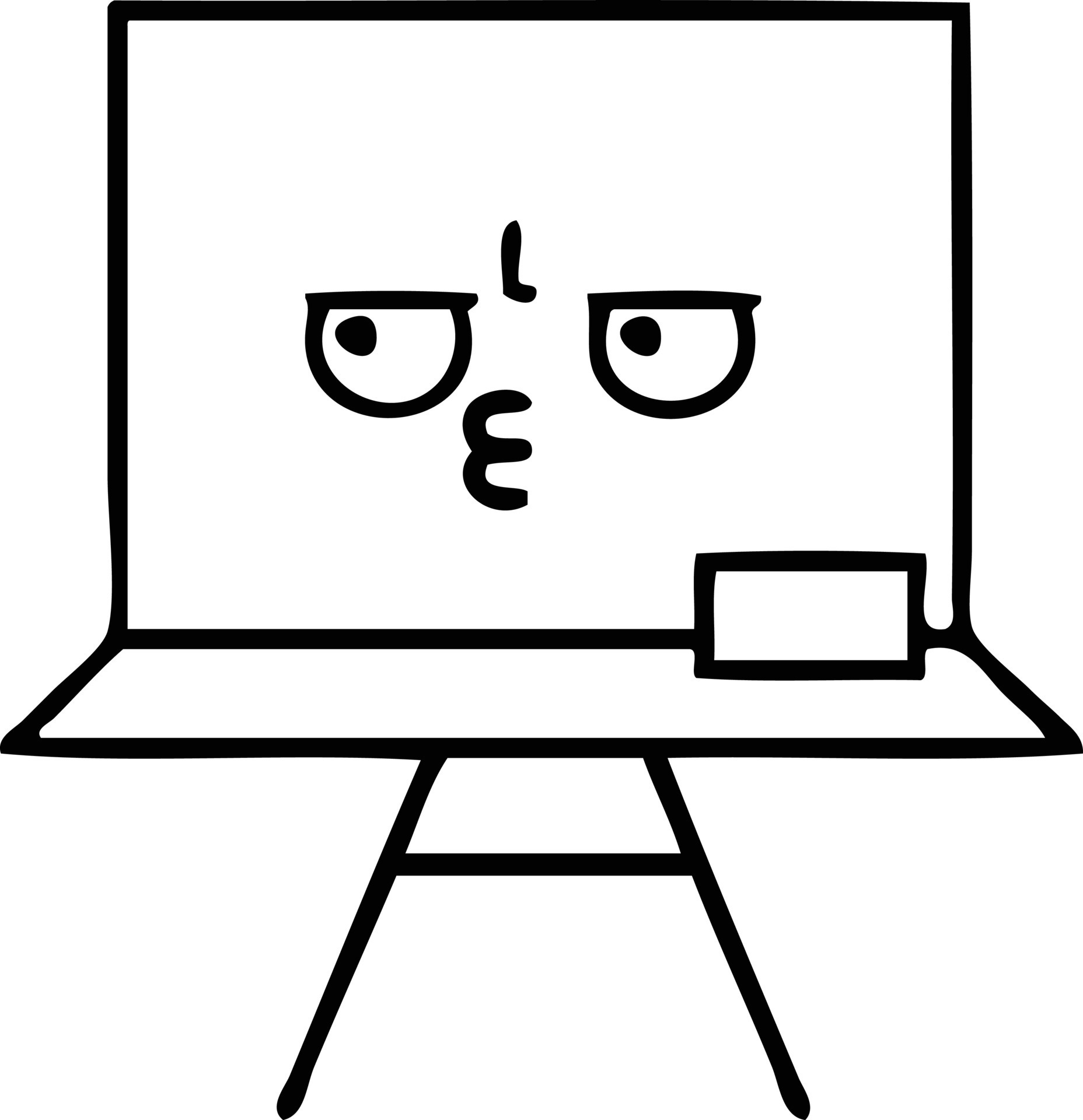 line drawing cartoon chalkboard 8807539 Vector Art at Vecteezy