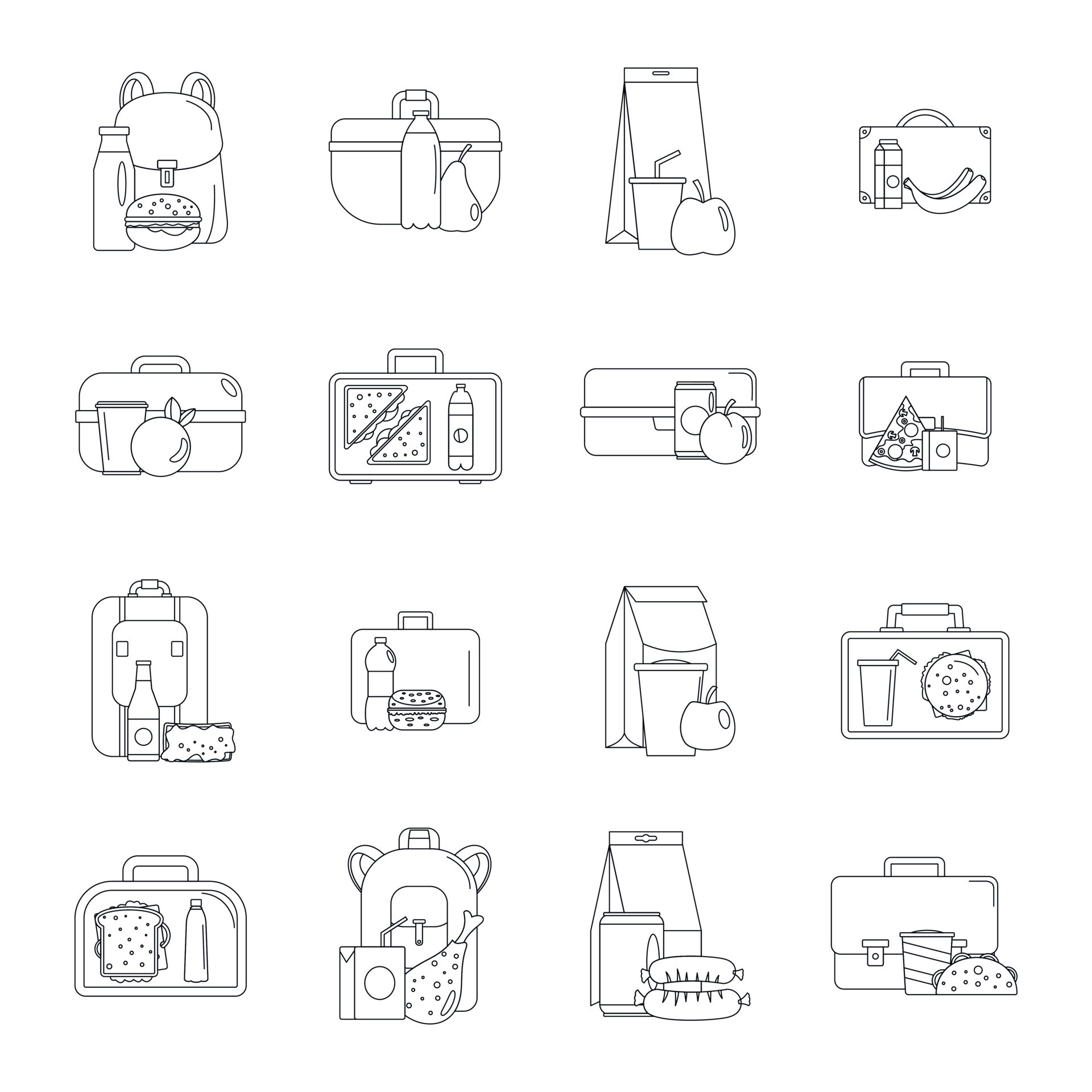 Lunch Box Vector Art, Icons, and Graphics for Free Download