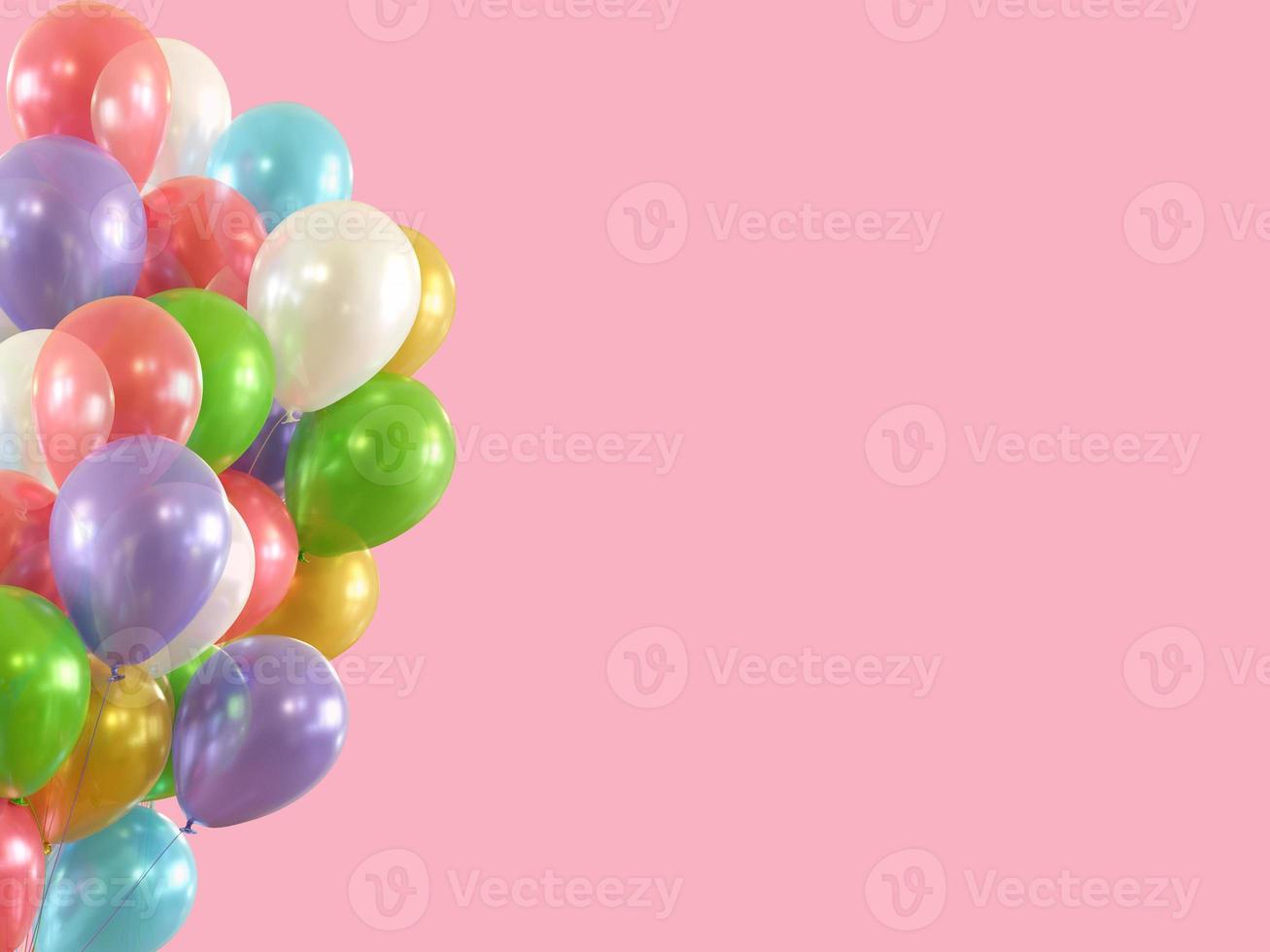 birthday balloons background photo