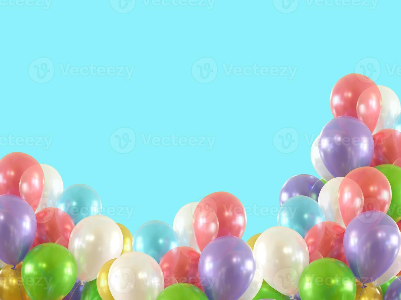 colorful balloon background photo